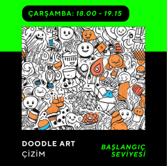 Doodle Sketching Art - Karalama Sanatı (8-14 Yaş)