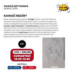 Kawaii Art Çizim (8-12 Yaş) -Başlangıç Seviyesi