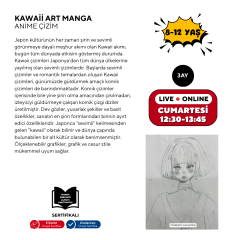 Kawaii Art Çizim (8-12 Yaş) -Başlangıç Seviyesi