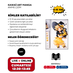 Kawaii Art Çizim (8-12 Yaş) -Başlangıç Seviyesi