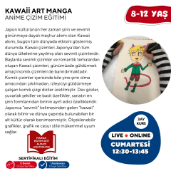 Kawaii Art Çizim Eğitimi (8-12 Yaş) -Başlangıç Seviyesi