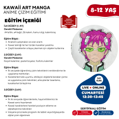 Kawaii Art Çizim Eğitimi (8-12 Yaş) -Başlangıç Seviyesi
