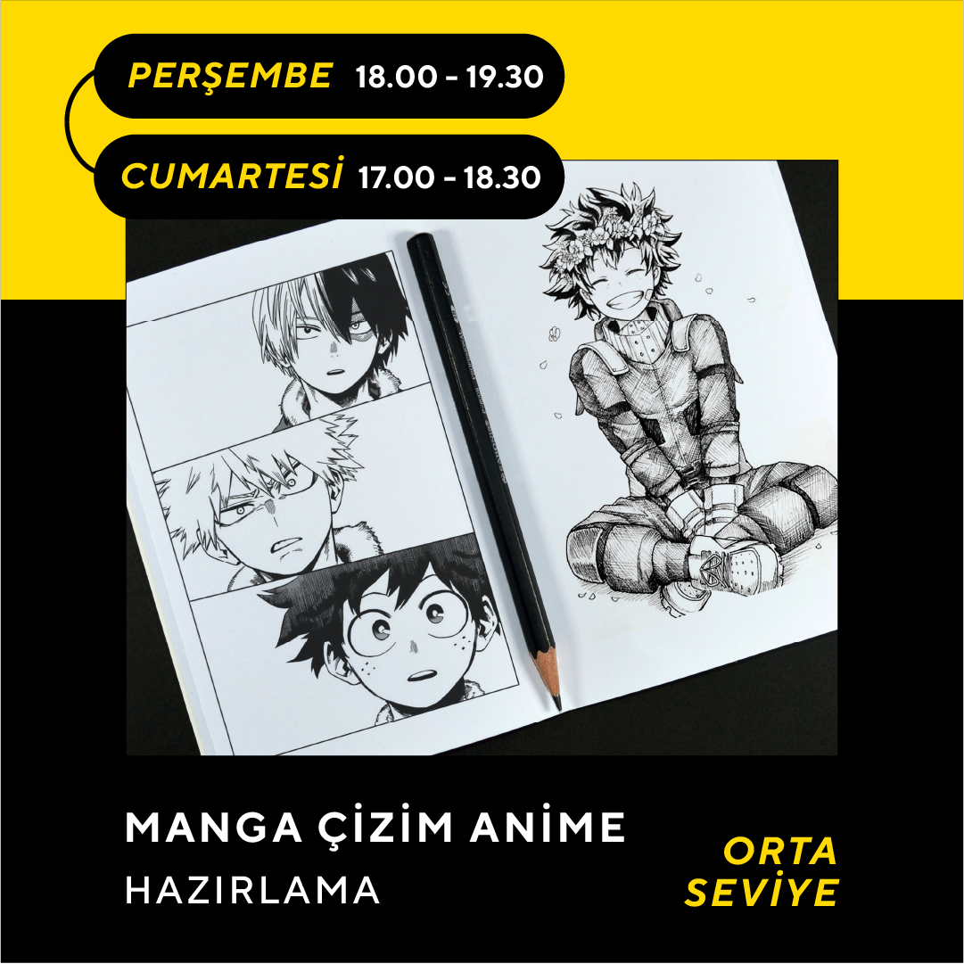 Manga Çizim ve Anime Hazırlama (Orta Seviye)(17 Yaş ve Yetişkin)