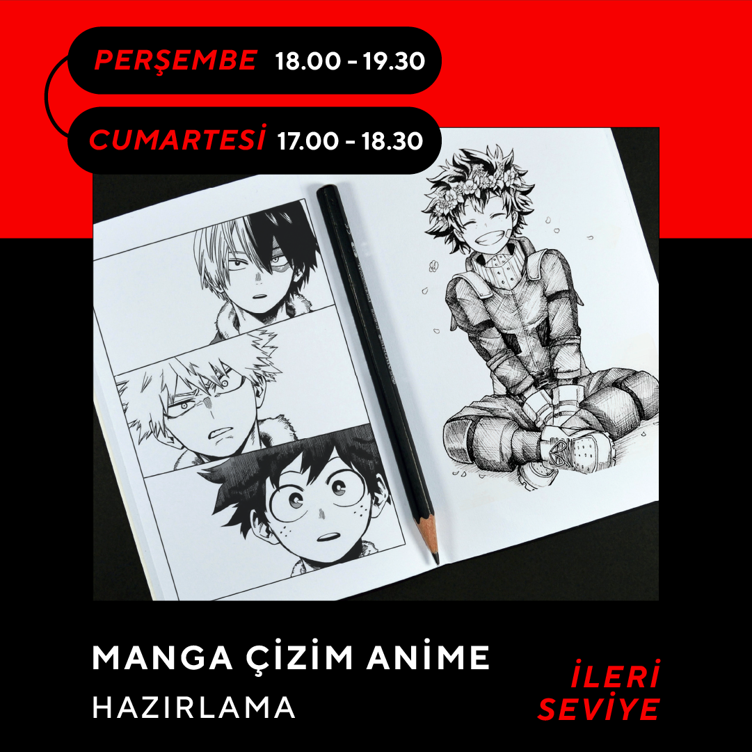 Manga Çizim ve Anime Hazırlama  (İleri Seviye)(10-16 Yaş)