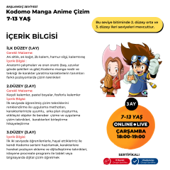 Kodomo Manga & Anime Çizimi  (7-13 Yaş)