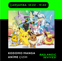 Kodomo Manga & Anime Çizimi  (7-13 Yaş)