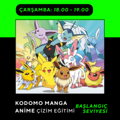 Kodomo Manga & Anime Çizimi  (7-13 Yaş)