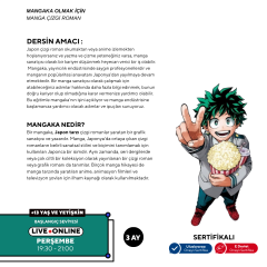Mangaka Olmak için Japon Çizgi Roman (MANGA) Storyboard