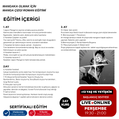 Mangaka Olmak için Japon Çizgi Roman (MANGA) Storyboard