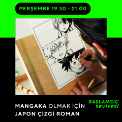 Mangaka Olmak için Japon Çizgi Roman (MANGA) Storyboard