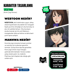 Webtoon ve Manhwa (Kore Çizgi Roman) Hazırlama  (+12 Yaş ve Yetişkin)