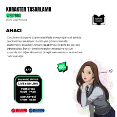 Webtoon ve Manhwa (Kore Çizgi Roman) Hazırlama  (+12 Yaş ve Yetişkin)