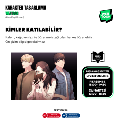 Webtoon ve Manhwa (Kore Çizgi Roman) Hazırlama  (+12 Yaş ve Yetişkin)