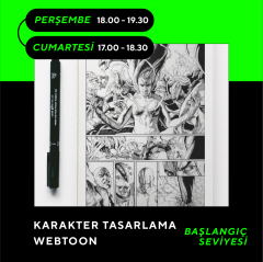 Webtoon ve Manhwa (Kore Çizgi Roman) Hazırlama  (+12 Yaş ve Yetişkin)