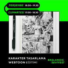 Webtoon ve Manhwa (Kore Çizgi Roman) Hazırlama  (+12 Yaş ve Yetişkin)