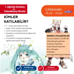 Chibi & Furry Çizim Eğitimi (7-12 Yaş)(orta seviye)