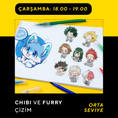 Chibi & Furry Çizim (7-12 Yaş)(orta seviye)