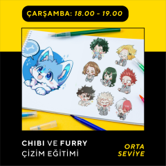 Chibi & Furry Çizim (7-12 Yaş)(orta seviye)