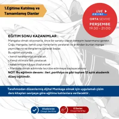 Mangaka Olmak için Japon Çizgi Roman (MANGA) Storyboard (Orta Seviye)
